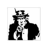 Uncle Sam kunststempel Rubberstempel (Afrduk)