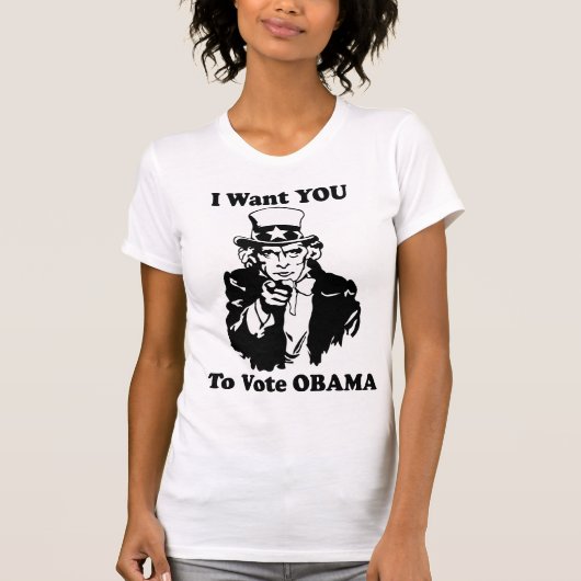 Uncle Sam Obama T-shirt (Voorkant)