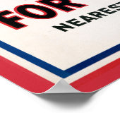 Uncle Sam onbewerkt  foto's Oud esthetisch Poster (Hoek)