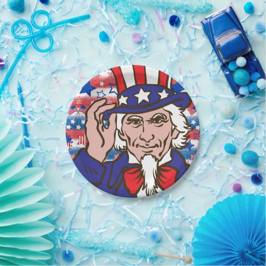 Uncle Sam Paper Bord (Feest)
