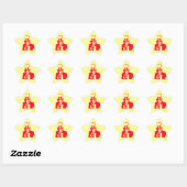 Uncle Sam (Rood) op Sticker (Vel)