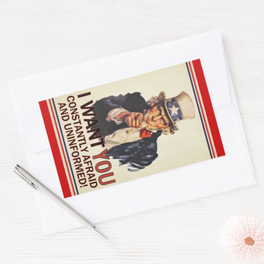 Uncle Sam Satire Sticker Set (Envelop)