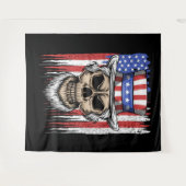 Uncle Sam Skull Wandkleed (Voorkant (horizontaal))