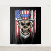 Uncle Sam Skull Wandkleed (Voorkant)
