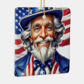 Uncle Sam USA Keramisch Ornament (Rechts)