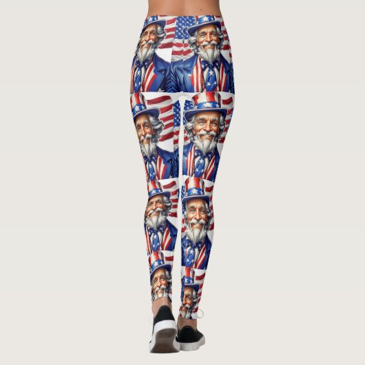 Uncle Sam USA Leggings (Achterkant)
