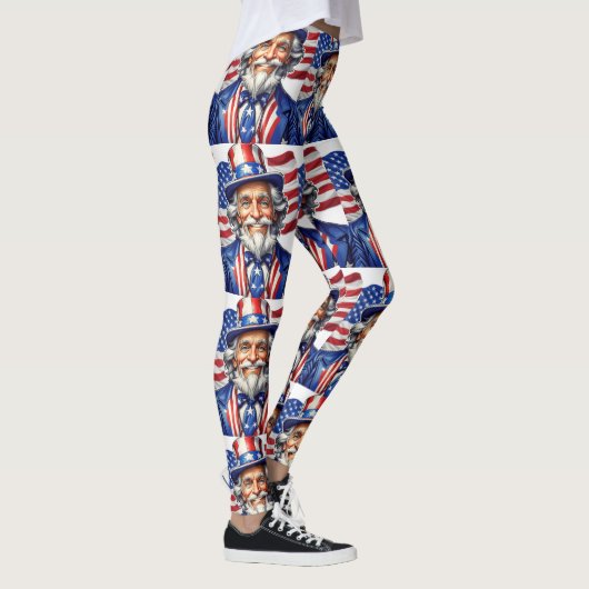 Uncle Sam USA Leggings (Rechts)