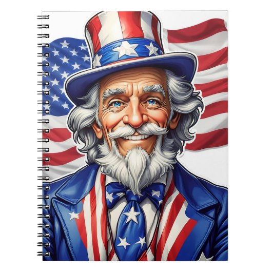 Uncle Sam USA Notitieboek (Voorkant)