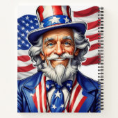 Uncle Sam USA Notitieboek (Achterkant)