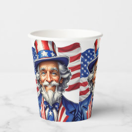 Uncle Sam USA Papieren Bekers