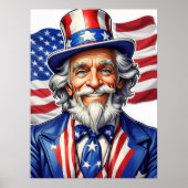 Uncle Sam USA Poster (Voorkant)