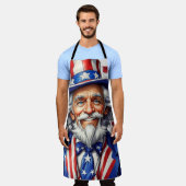Uncle Sam USA Schort (Gedragen)