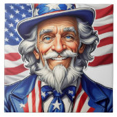 Uncle Sam USA Tegeltje (Voorkant)