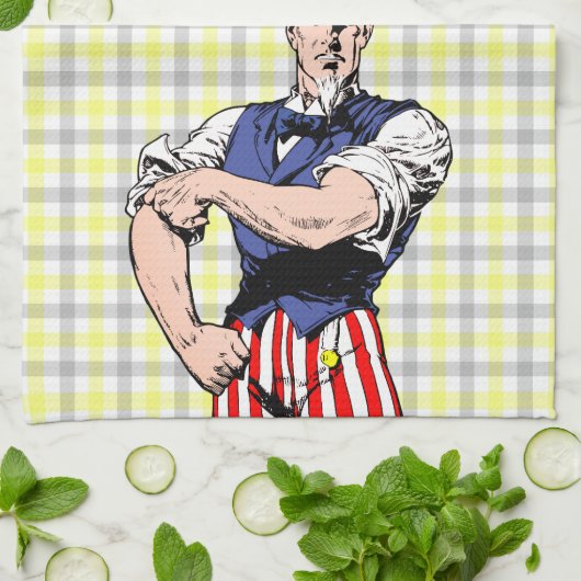 Uncle Sam Wants Your Dishes Towel Theedoek (Gevouwen)