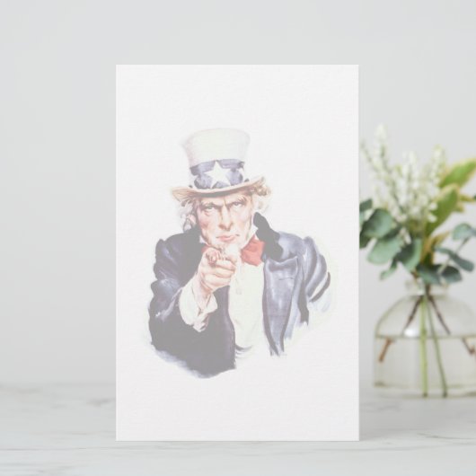 Uncle Sam wil je briefpapier (Staand voorkant)