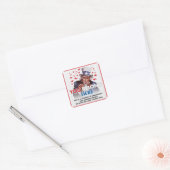 Uncle Sam 'You Belong Here' Square Sticker (Envelop)