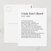 Uncle Sam's Beard Briefkaart (Voorkant / Achterkant)