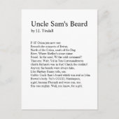 Uncle Sam's Beard Briefkaart (Voorkant)