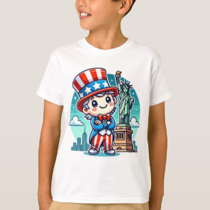 "Uncle Sam's New York: Vier vrijheid" T-shirt