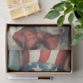 Uncle Sam's Patriottische Prowess Decoupage Papier (Geschenk)
