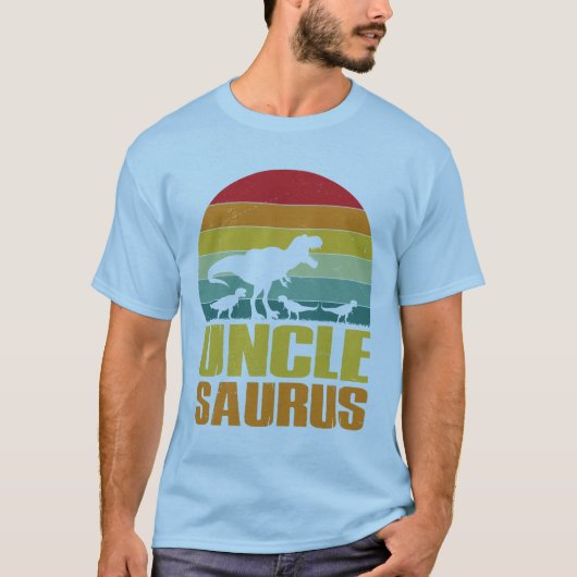 uncle saurus dinosaur t-shirt (Voorkant)