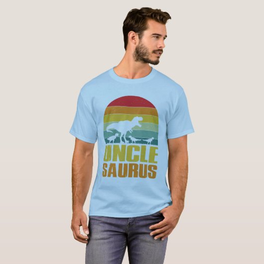 uncle saurus dinosaur t-shirt (Voorkant volledig)