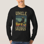 Uncle Saurus Dinosaur Unclesaurus Rex Family Match T-shirt (Voorkant)