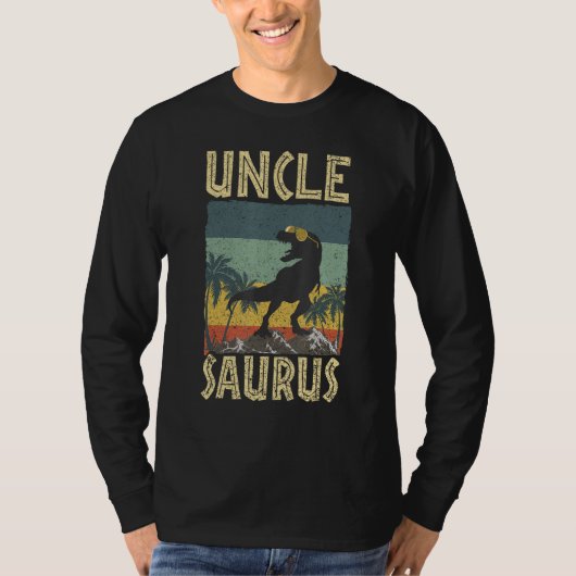 Uncle Saurus Dinosaur Unclesaurus Rex Family Match T-shirt (Voorkant)