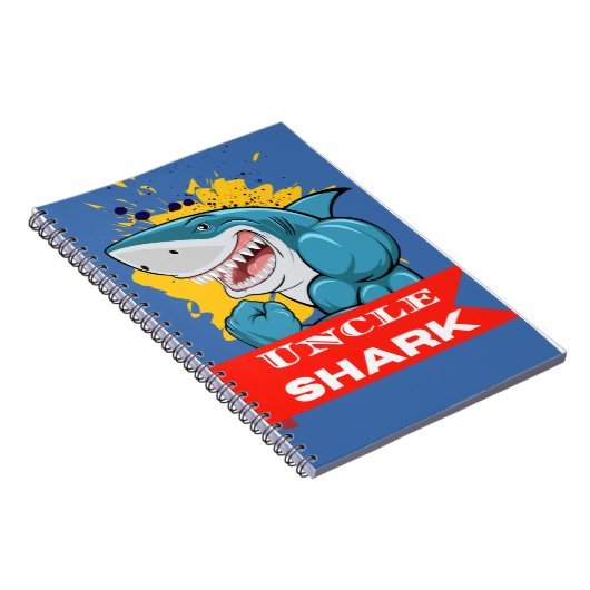 UNCLE SHARK NOTITIEBOEK (Rechterzijde)