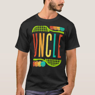 Uncle Tennis Racket Balls Mannen Sport Sport Man U T-shirt