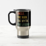 Uncle The Man The Myth Reisbeker<br><div class="desc">Uncle The Man The Myth The Legend Gifts for Uncles Gift. Perfect gift for your dad,  mom,  papa,  men,  women,  friend and Famy members on Thanksgiving Day,  Christmas Day,  Mothers Day,  Fathers Day,  4th of July,  1776 Independent day,  Veterans Day,  Halloween Day,  Patrick's Day</div>