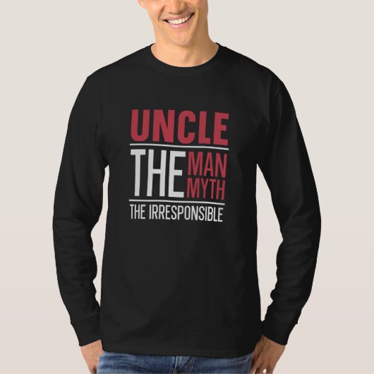 Uncle The Myth Family Uncle T-shirt (Voorkant)