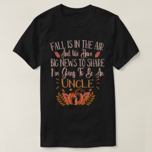 Uncle To Be Herfst Zwangerschapsaankondiging - Her T-shirt