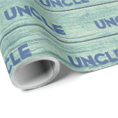 UNCLE Wrapping paper Driftwood Beach. Jade Cadeaupapier (Rol Hoek)