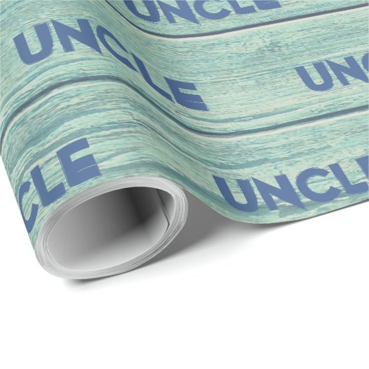 UNCLE Wrapping paper Driftwood Beach. Jade Cadeaupapier (Rol Hoek)