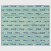 UNCLE Wrapping paper Driftwood Beach. Jade Cadeaupapier (Vlak)