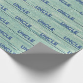 UNCLE Wrapping paper Driftwood Beach. Jade Cadeaupapier (Hoek)