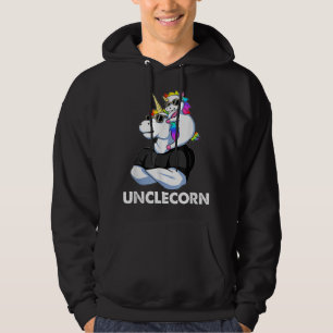 Unclecorn - Unicorn oom en Baby vaders Dag 202 Hoodie