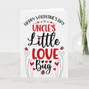Uncle's Little Love Bug Valentijn Feestdagen Kaart