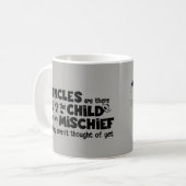 Uncles zijn er om het kind te helpen missen koffiemok (Voorkant links)