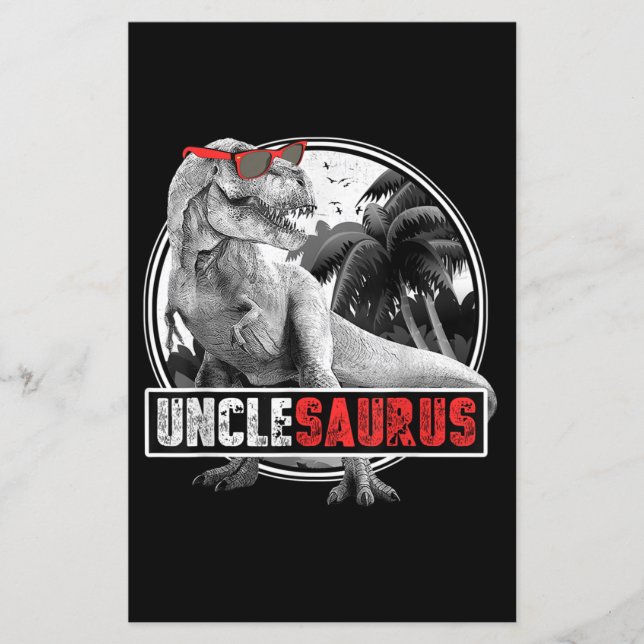 Unclesaurus Dinosaur oom Saurus (Voorkant)