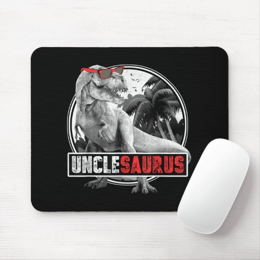 Unclesaurus Dinosaur oom Saurus Muismat (Met muis)