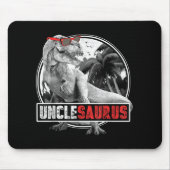 Unclesaurus Dinosaur oom Saurus Muismat (Voorkant)