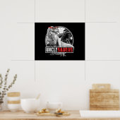 Unclesaurus Dinosaur oom Saurus Poster (Keuken)