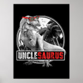 Unclesaurus Dinosaur oom Saurus Poster (Voorkant)