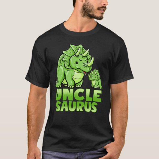 Unclesaurus Funny oom Saurus Dinosaur Grafisch T-shirt (Voorkant)