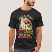 Unclesaurus Rex Dinosaur Uncle Saurus T-shirt (Voorkant)