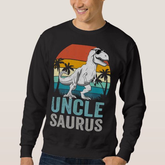 Unclesaurus Rex Dinosaur Uncle Saurus Trui (Voorkant)