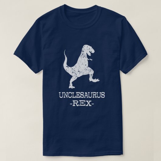 Unclesaurus Rex grappig shirt oom (Design voorkant)