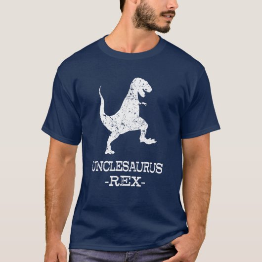 Unclesaurus Rex grappig shirt oom (Voorkant)